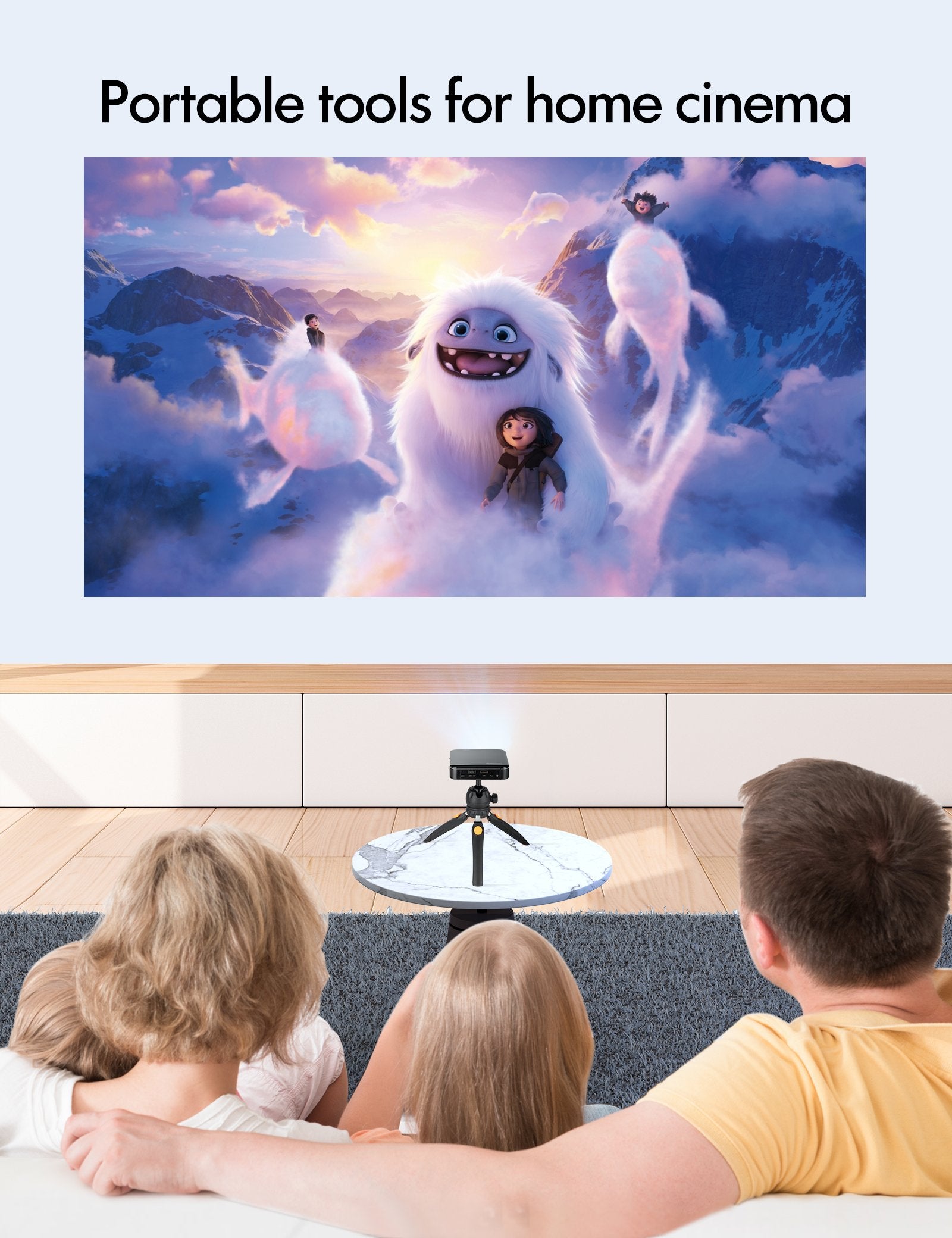 APEMAN TP12 Mini Portable Projector Tripod